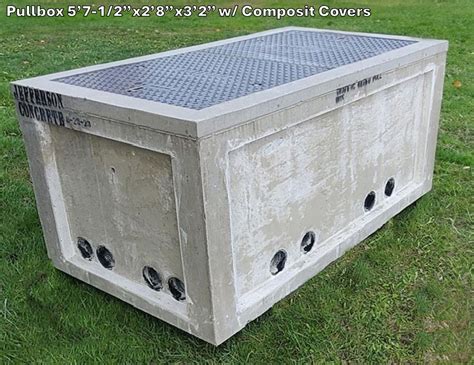 cement block electrical box|underground concrete electrical pull box.